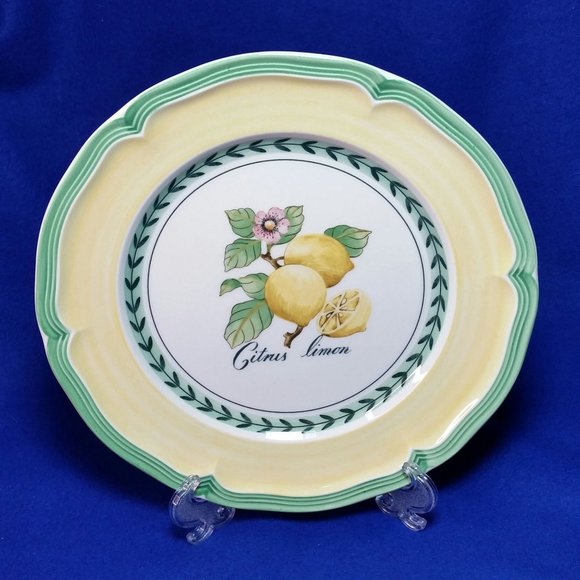 Villeroy & Boch Lemon Salad Plate French Garden Valence Collection Pre-Owned - Picture 8 of 10